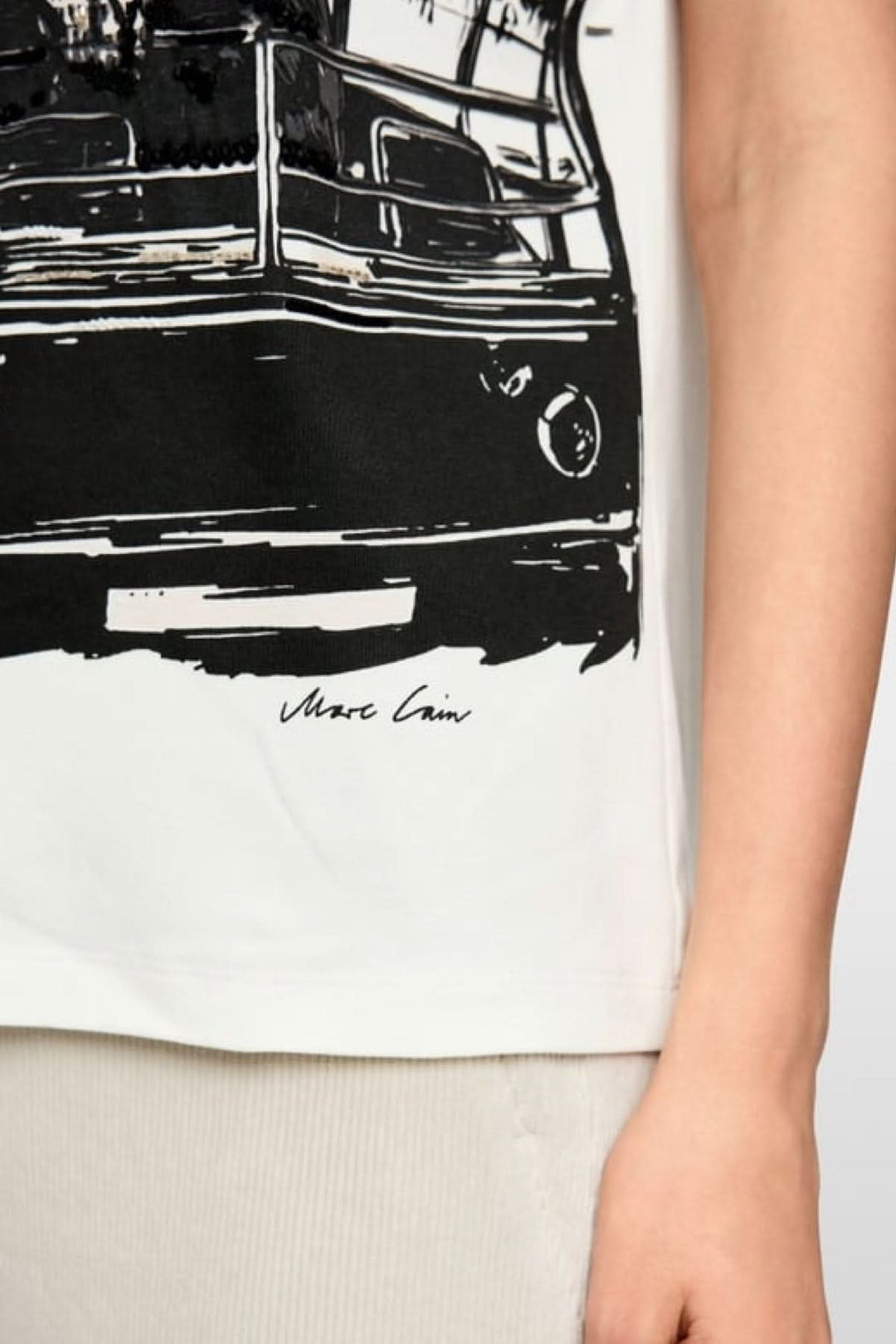 T-shirt avec imprimé panthère