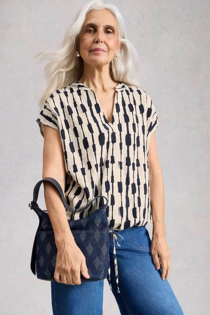 Nicole Blouse in Linen Blend