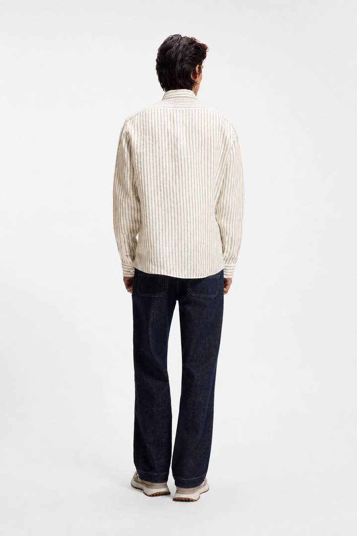Striped linen shirt