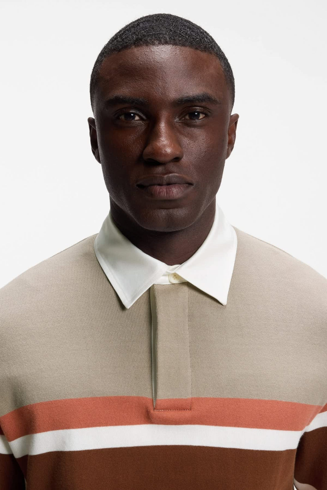 Polo à manches longues rayé pour homme Hugo Boss