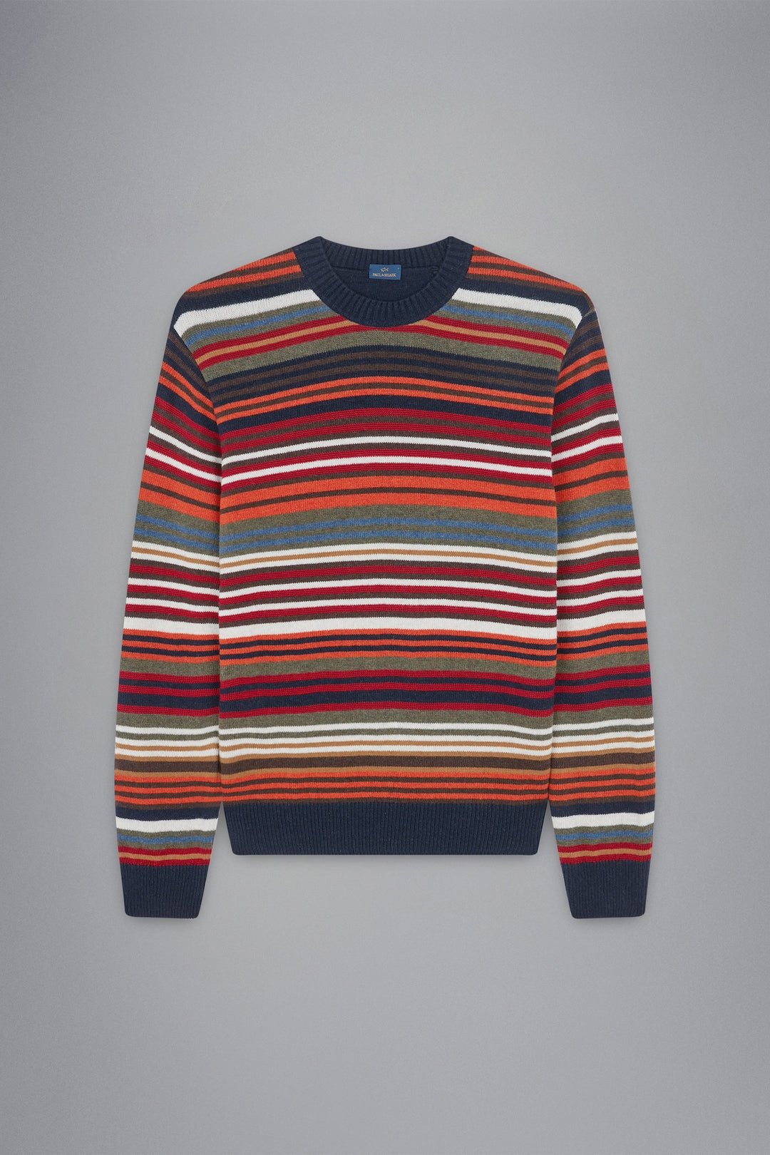 Multicolored striped sweater