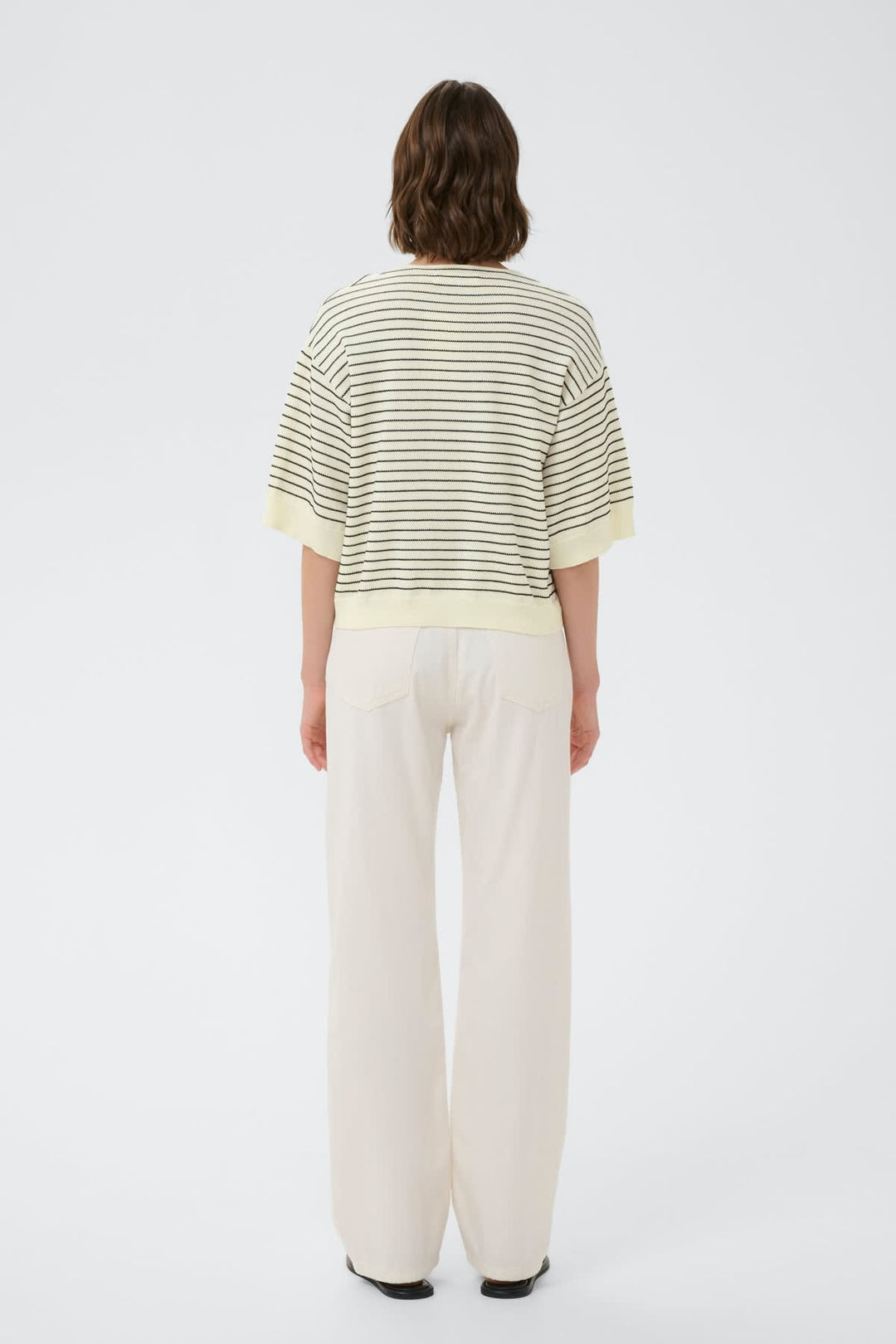 Vue détaillée T-shirt rayé DANAIW Inwear femme multicolore broderies - Valérie Simon