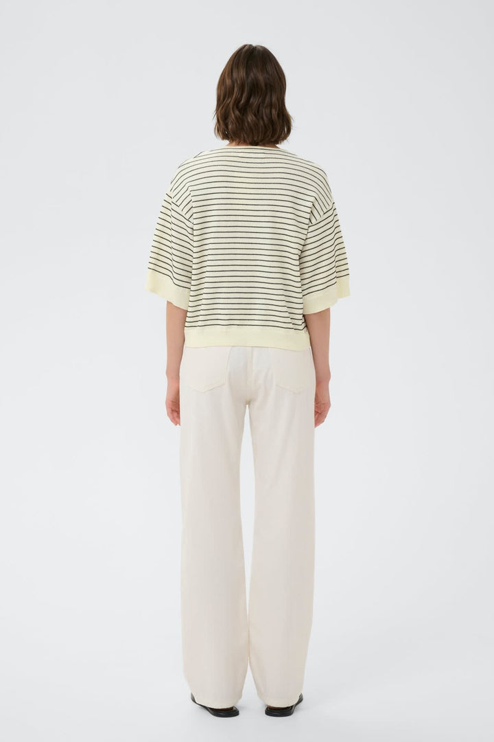 Vue détaillée T-shirt rayé DANAIW Inwear femme multicolore broderies - Valérie Simon