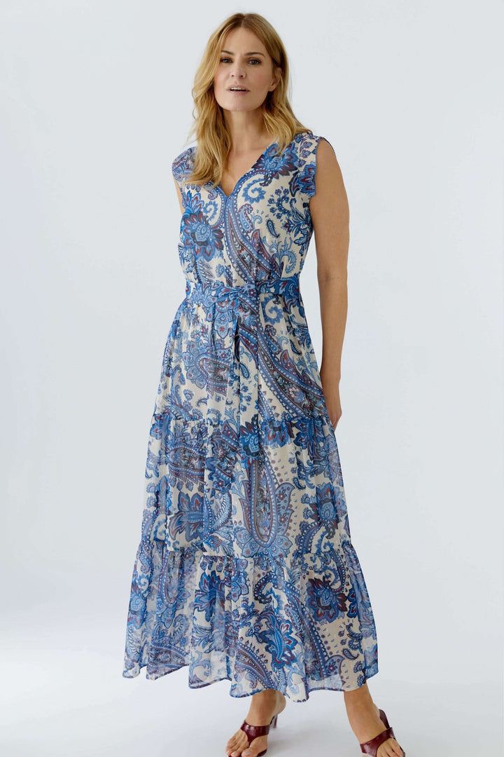 Long dress with paisley print
