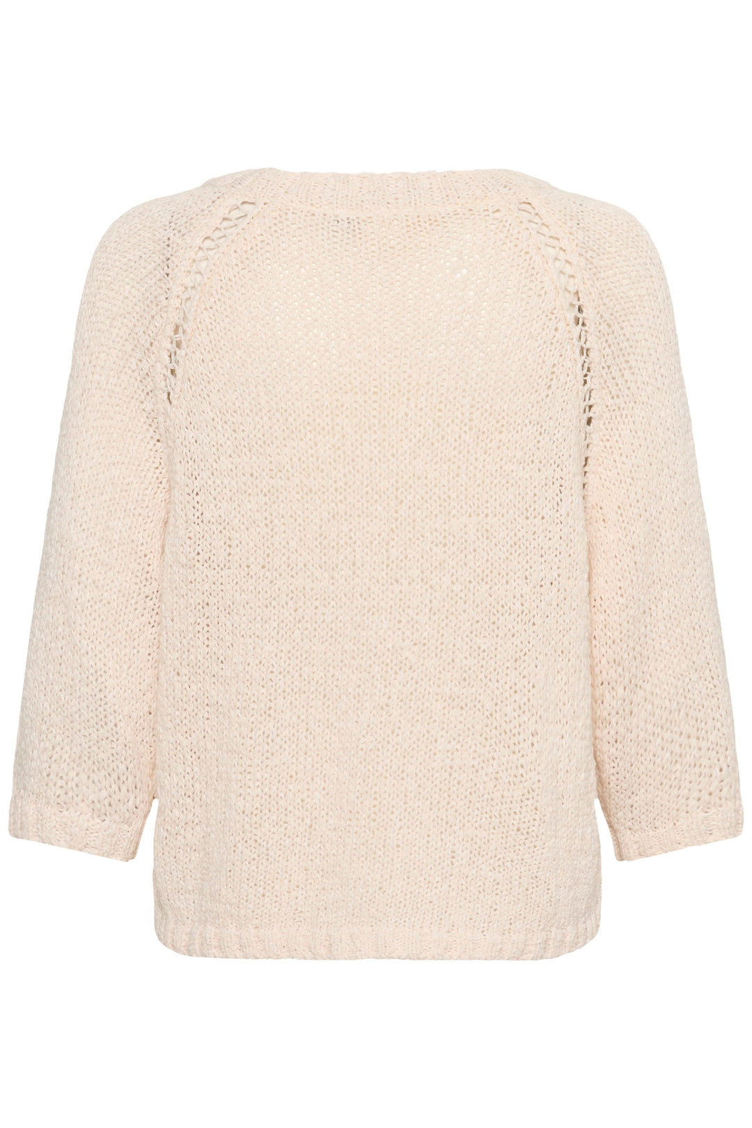 Stef lightweight knit sweater with three-quarter sleeves