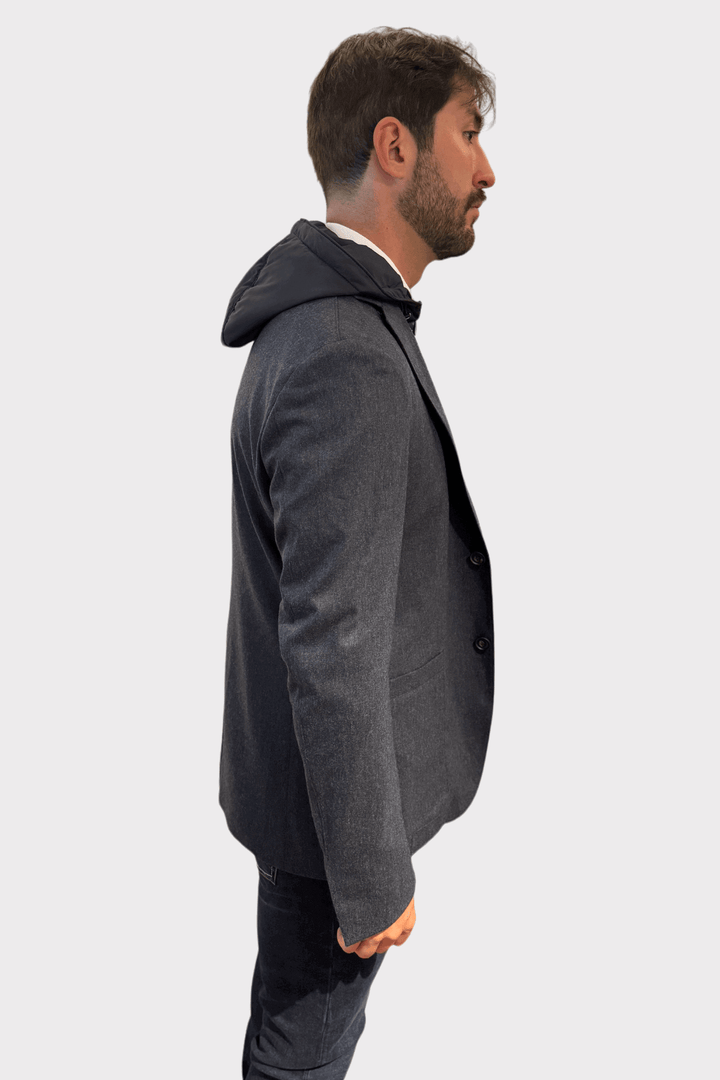 Techwool waterproof wool-cashmere jacket