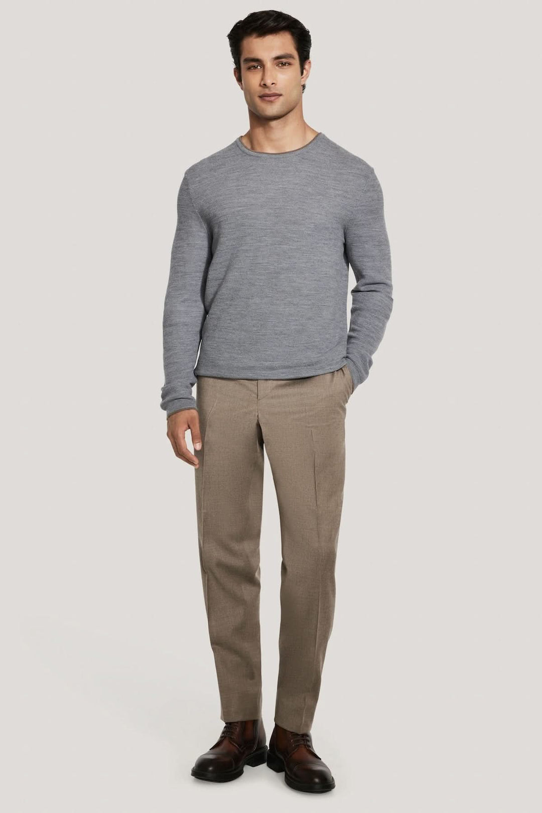 Belvedere crew neck wool sweater