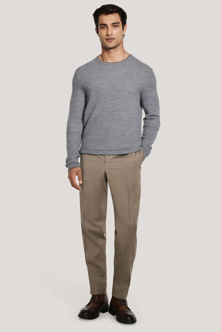 Belvedere crew neck wool sweater