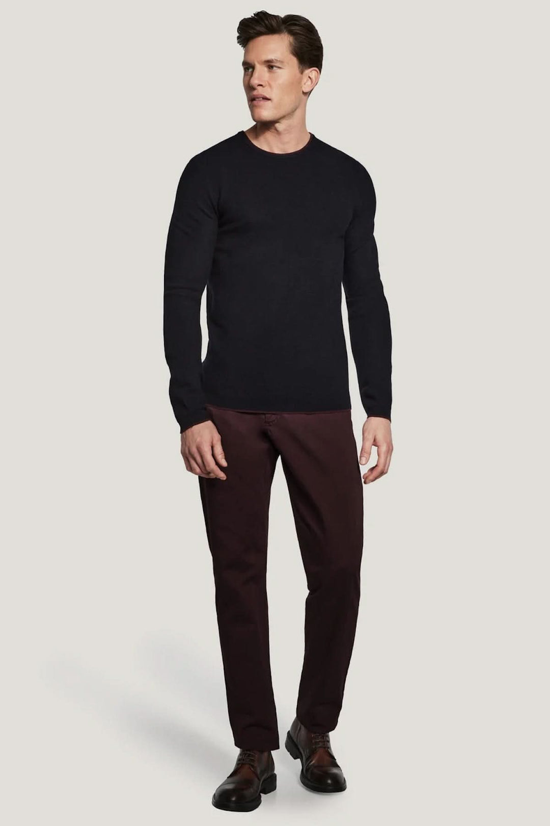 Belvedere crew neck wool sweater