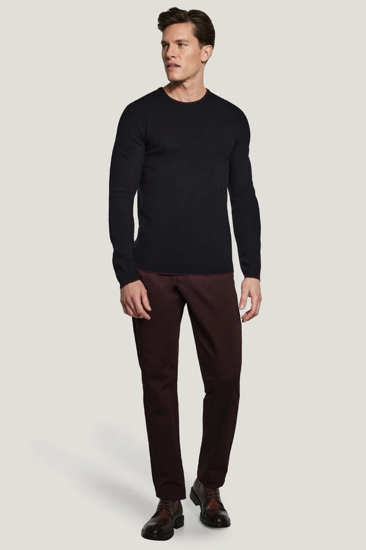 Belvedere crew neck wool sweater