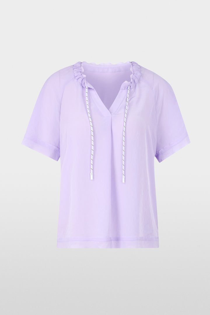 Blouse with drawstring