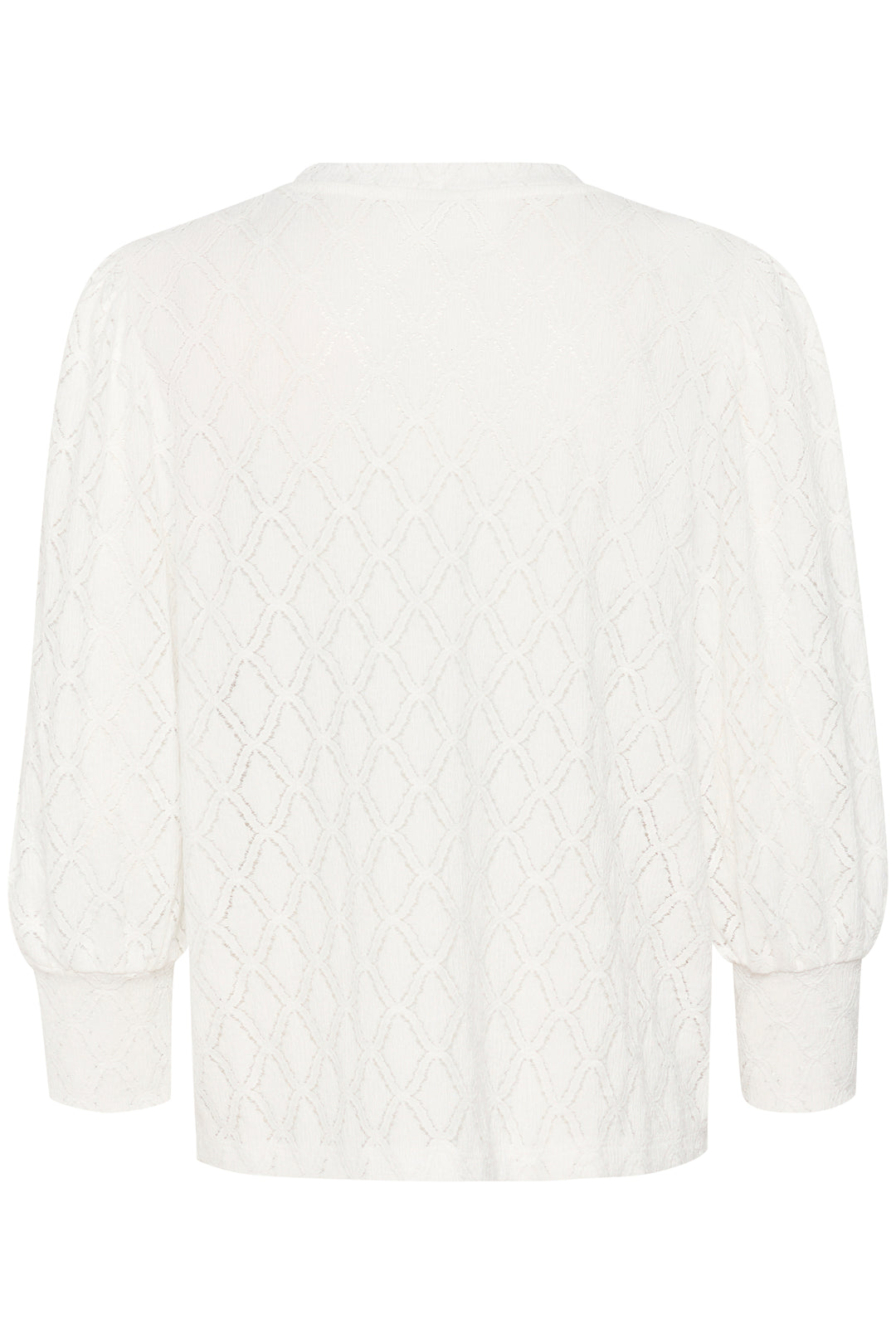 Openwork lace sweater