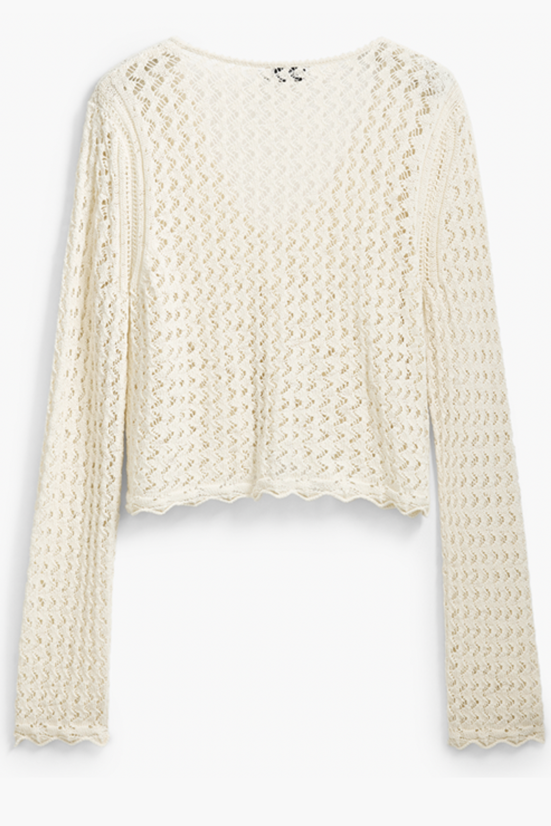 Wavy pattern knit