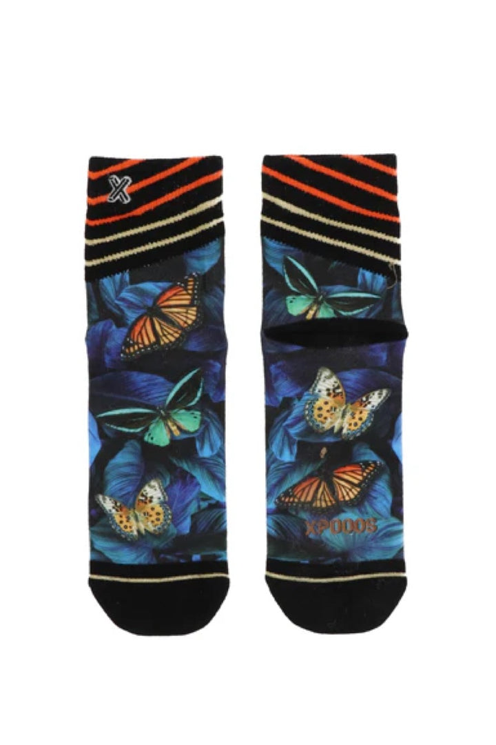 Short butterfly socks