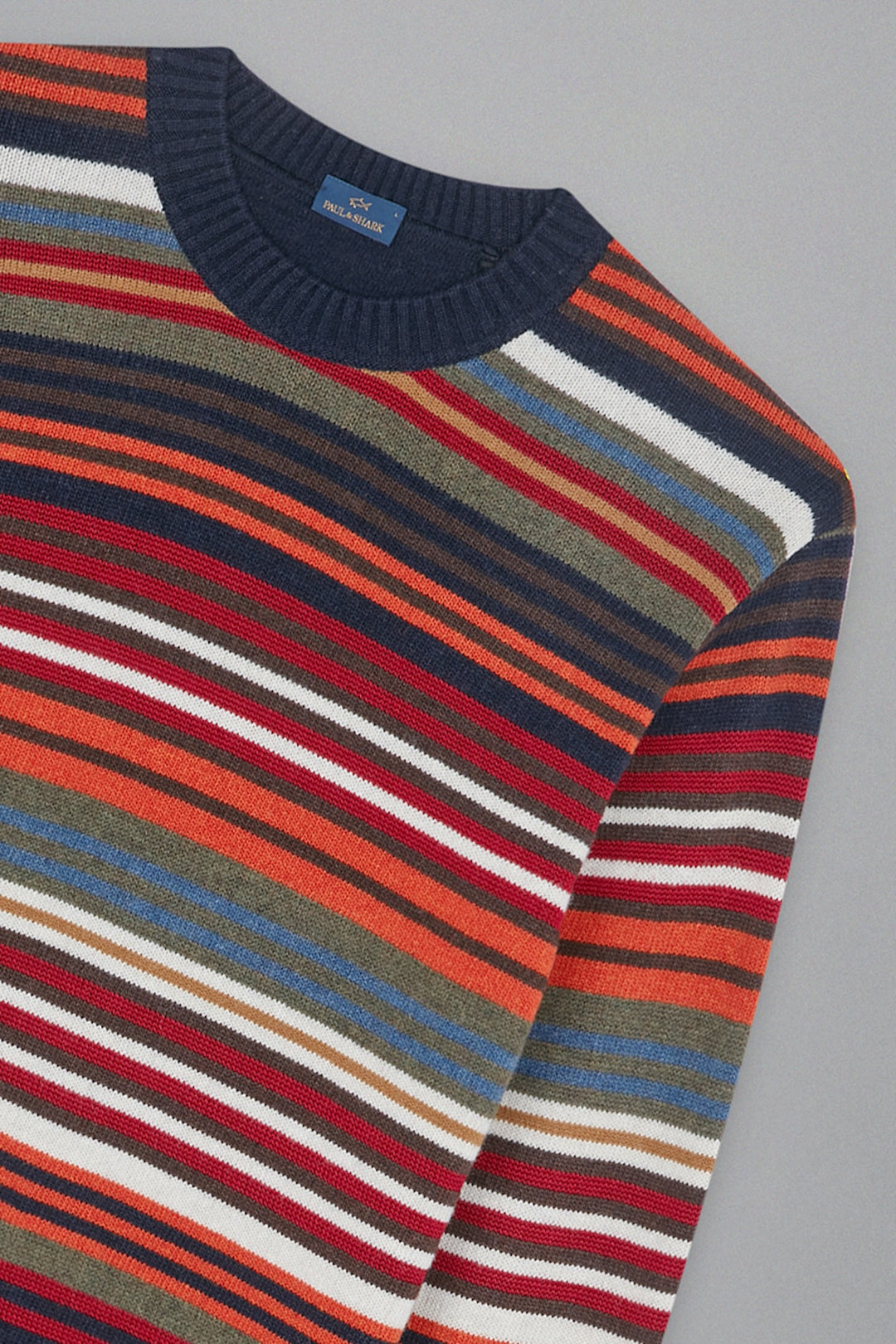 Multicolored striped sweater