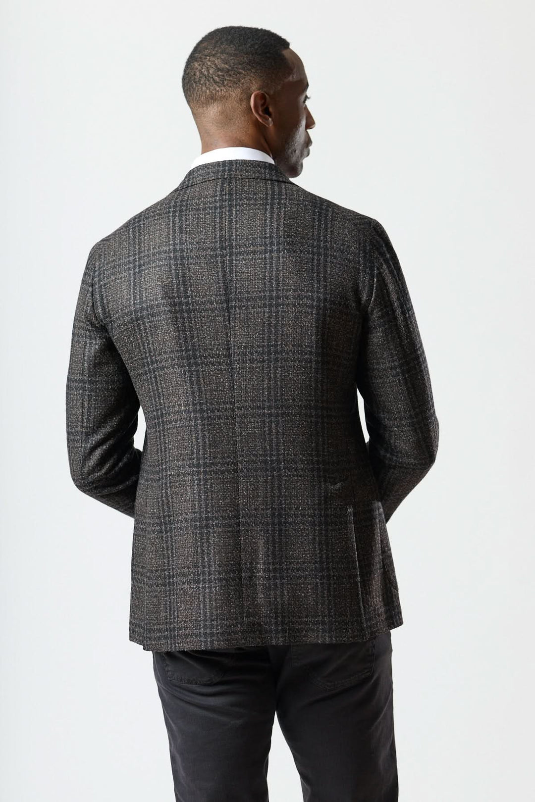 Modern Prince of Wales check blazer