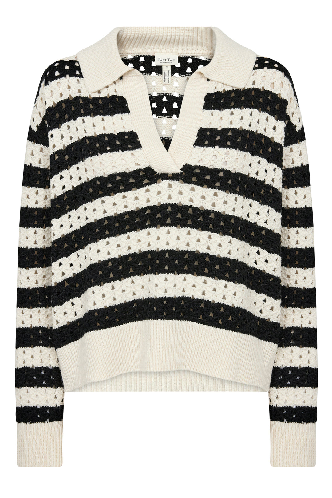 Naiya openwork sweater