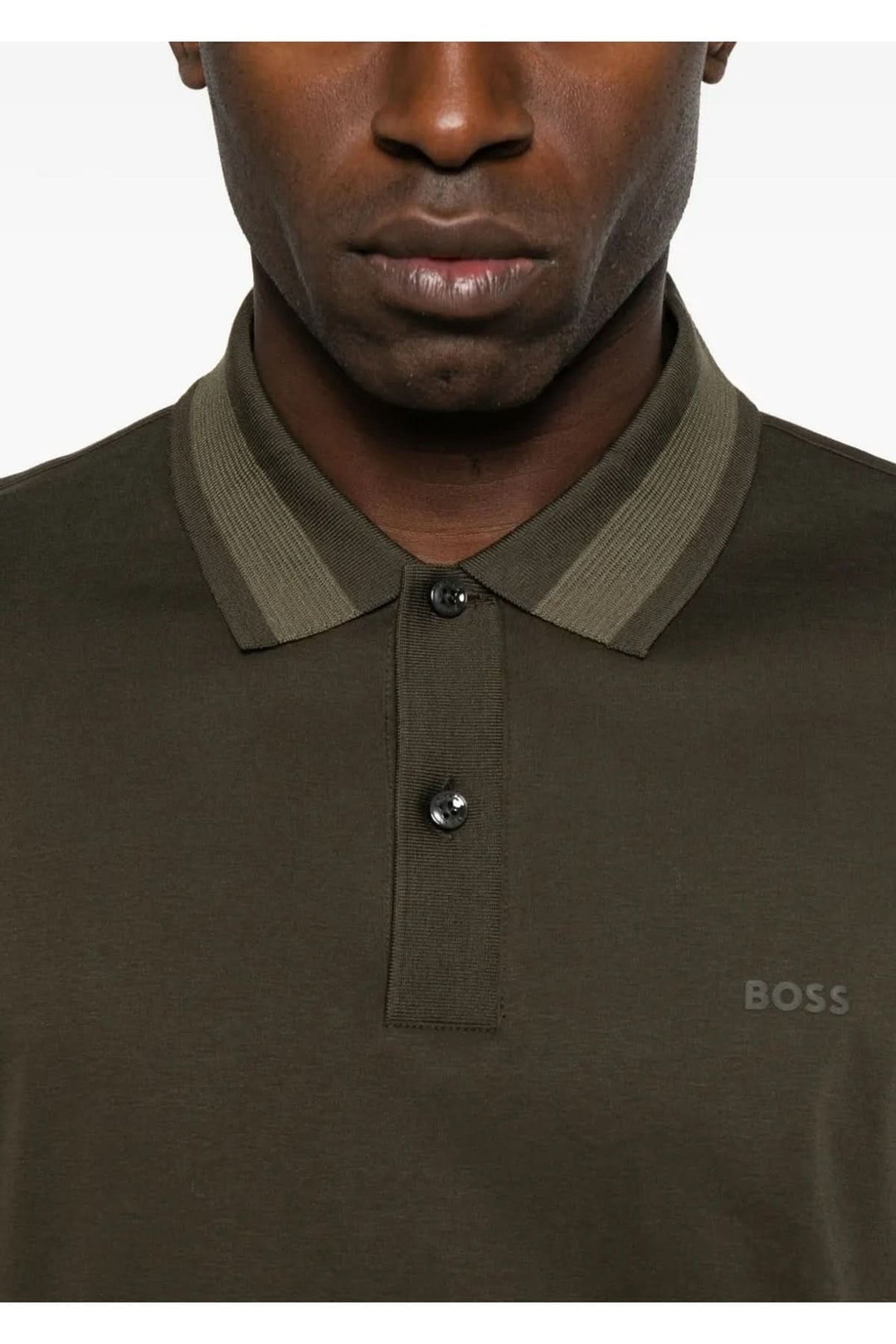 Polo slim fit à manches longues BOSS