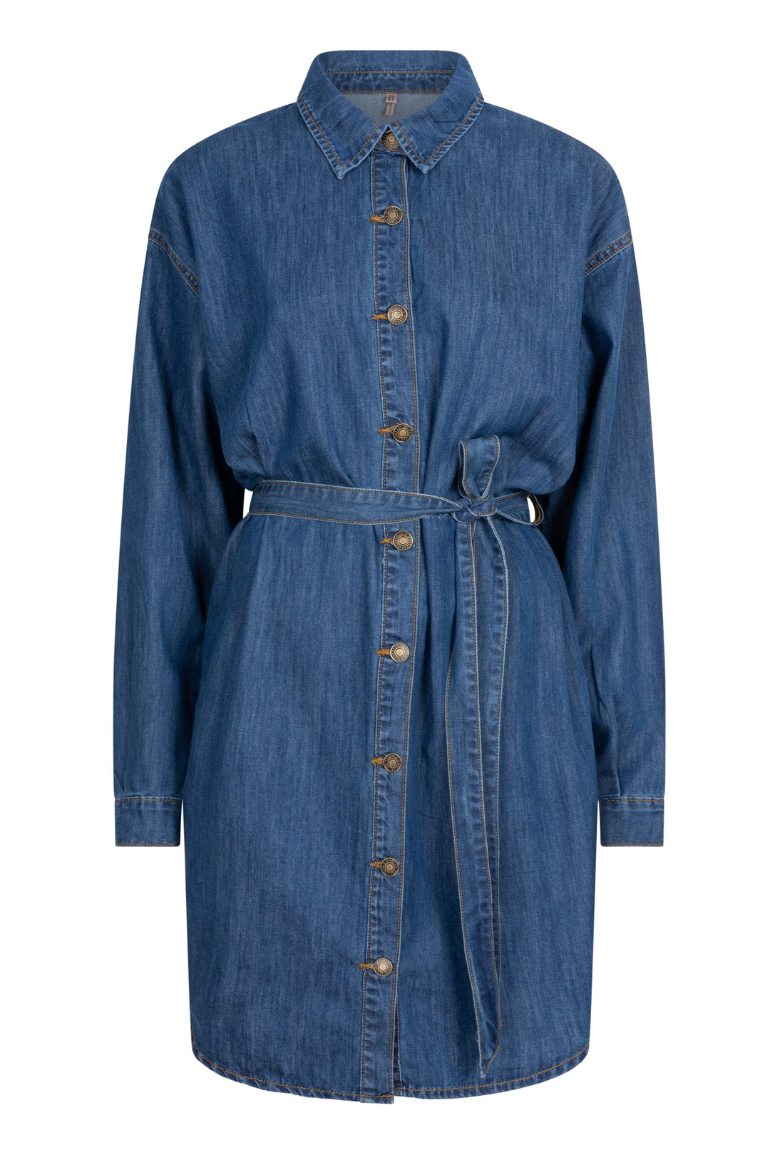 Denim shirt dress