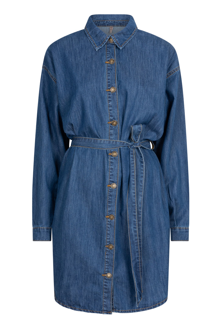 Denim shirt dress