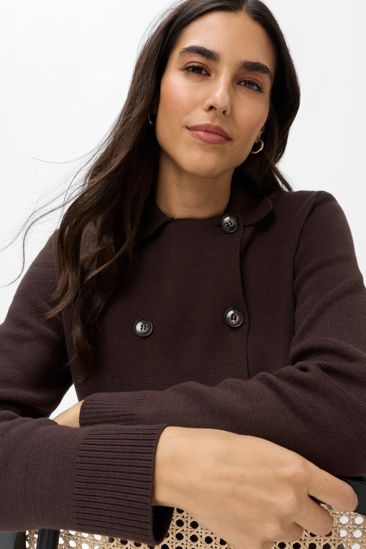 Cardigan Anni structuré à double boutonnage