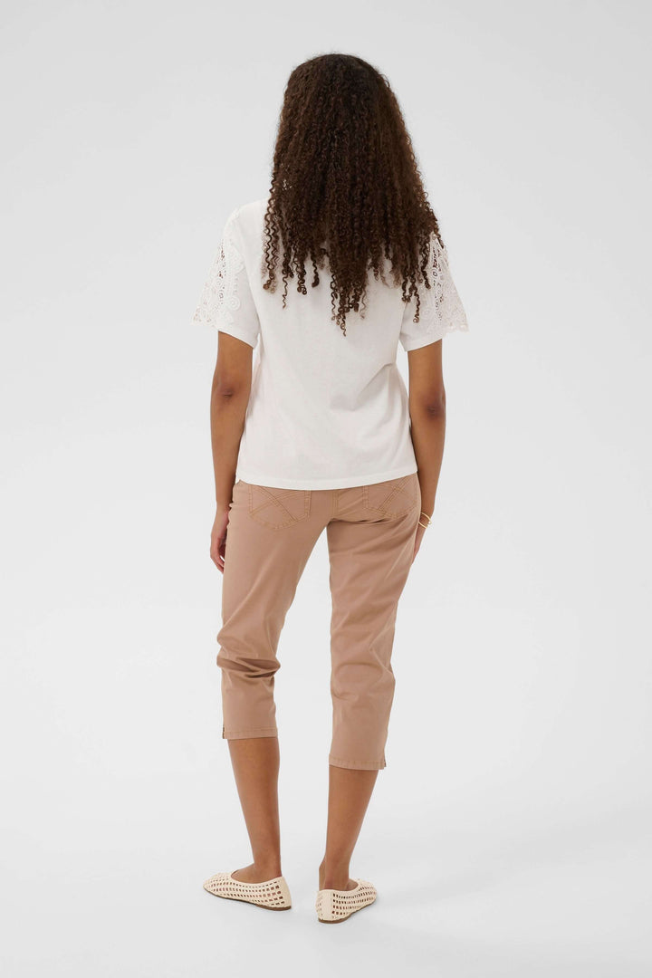 T-shirt Suny à manches courtes avec dentelle