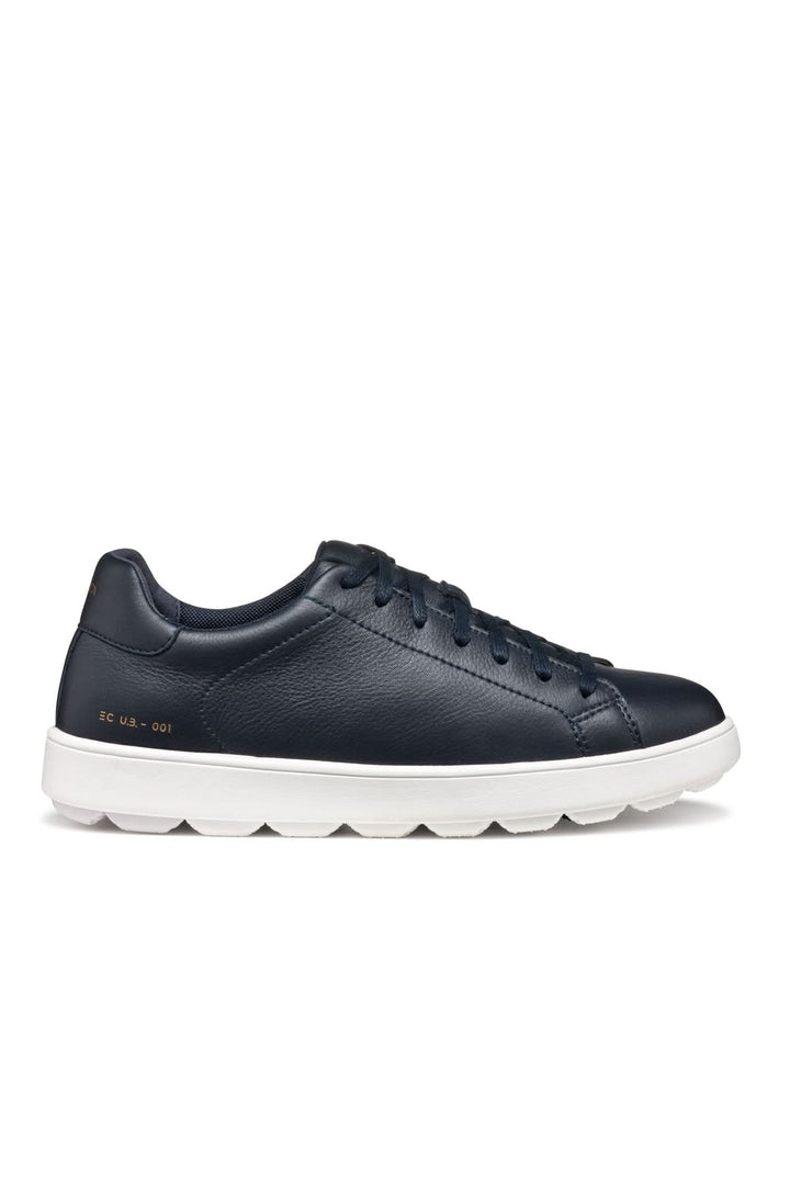 Sneakers en cuir lisse