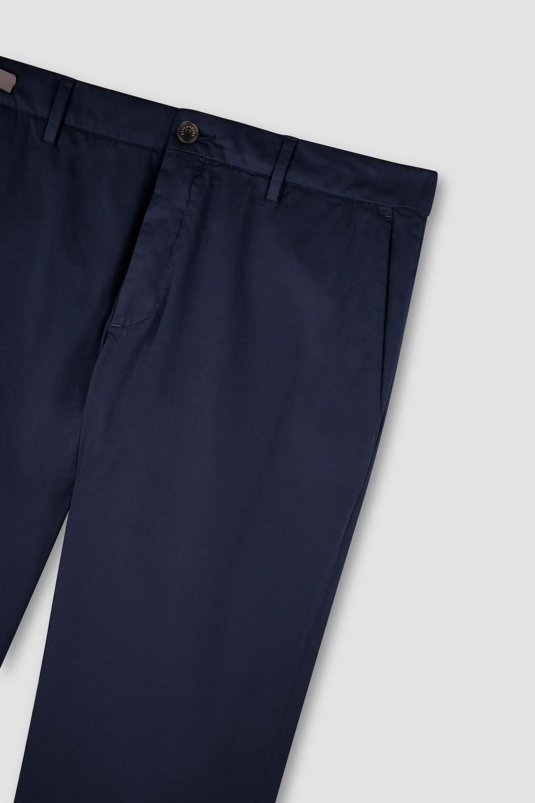 Pantalon chino en coton et soie extensible