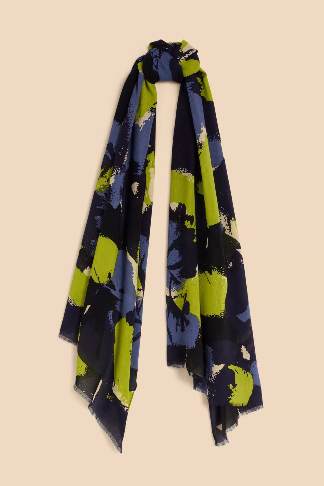 Abstract print scarf