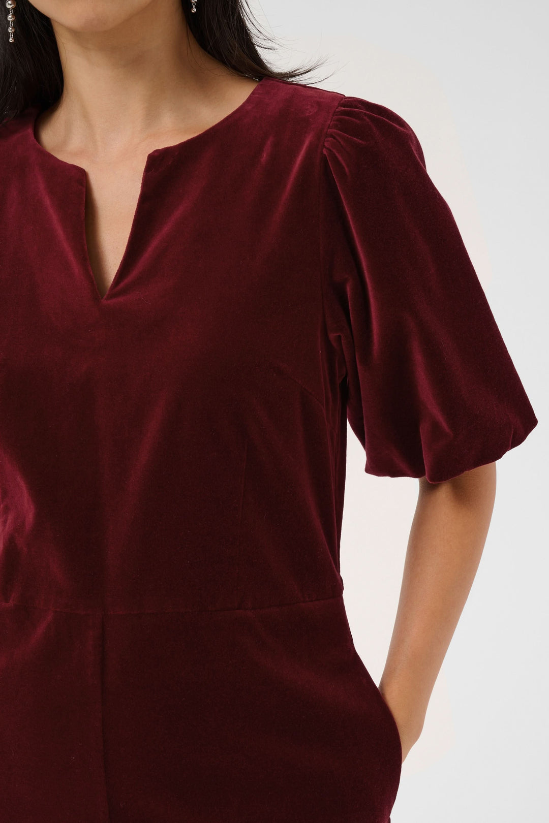 Part Two Daiva velvet dress for women