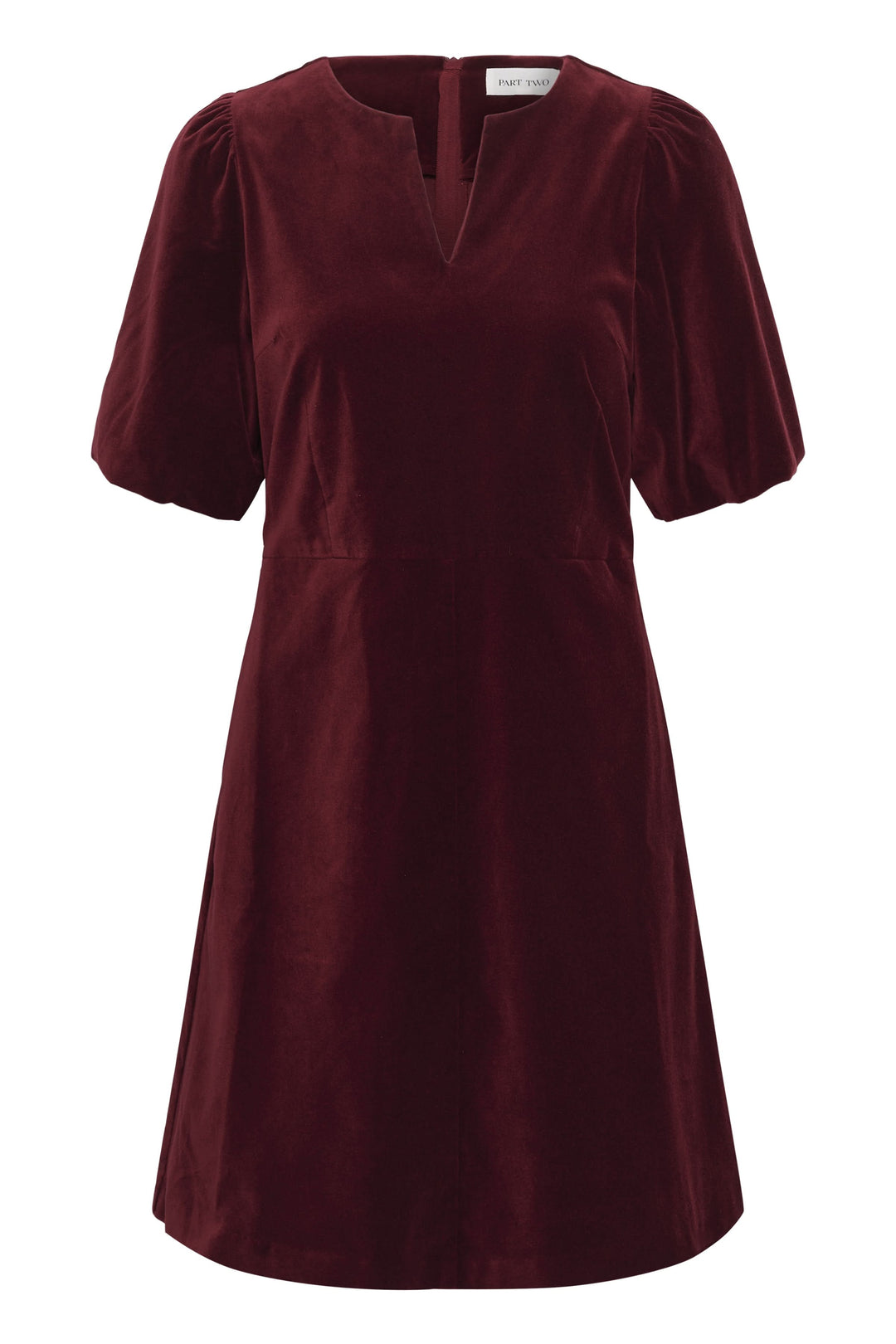 Part Two Daiva velvet dress for women, front view
