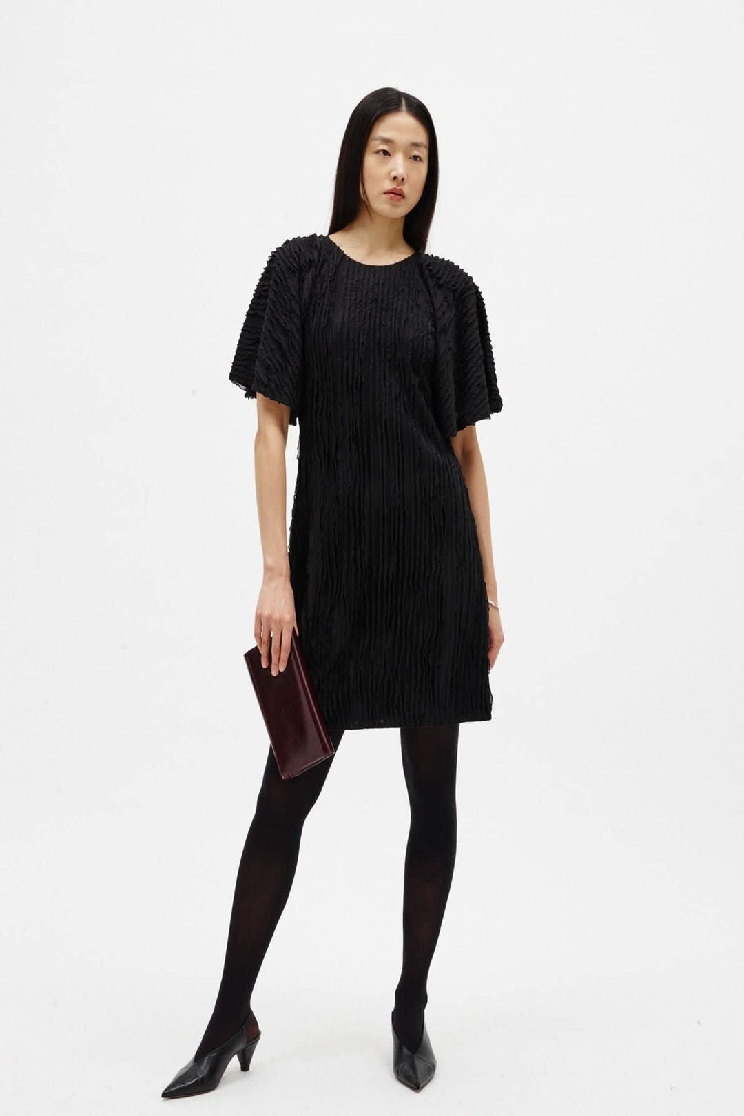 Robe texturée Belli vue de face pour femme Inwear