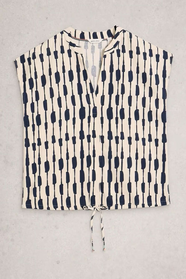 Nicole Blouse in Linen Blend