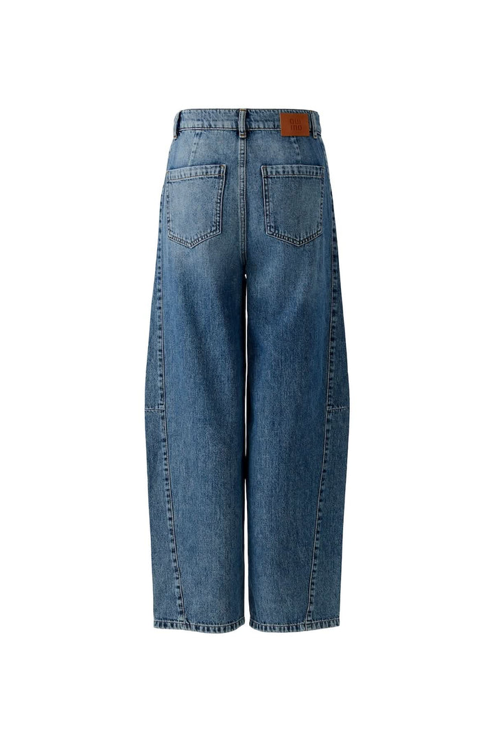 Jean baril taille haute