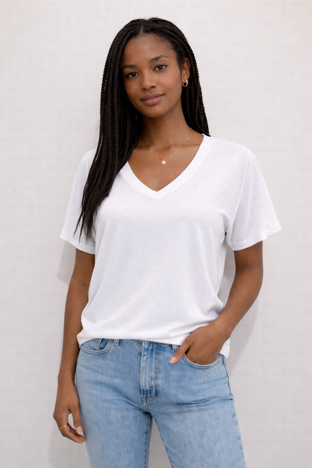 Sophia V-neck Short-Sleeve T-Shirt: A Must-Have
