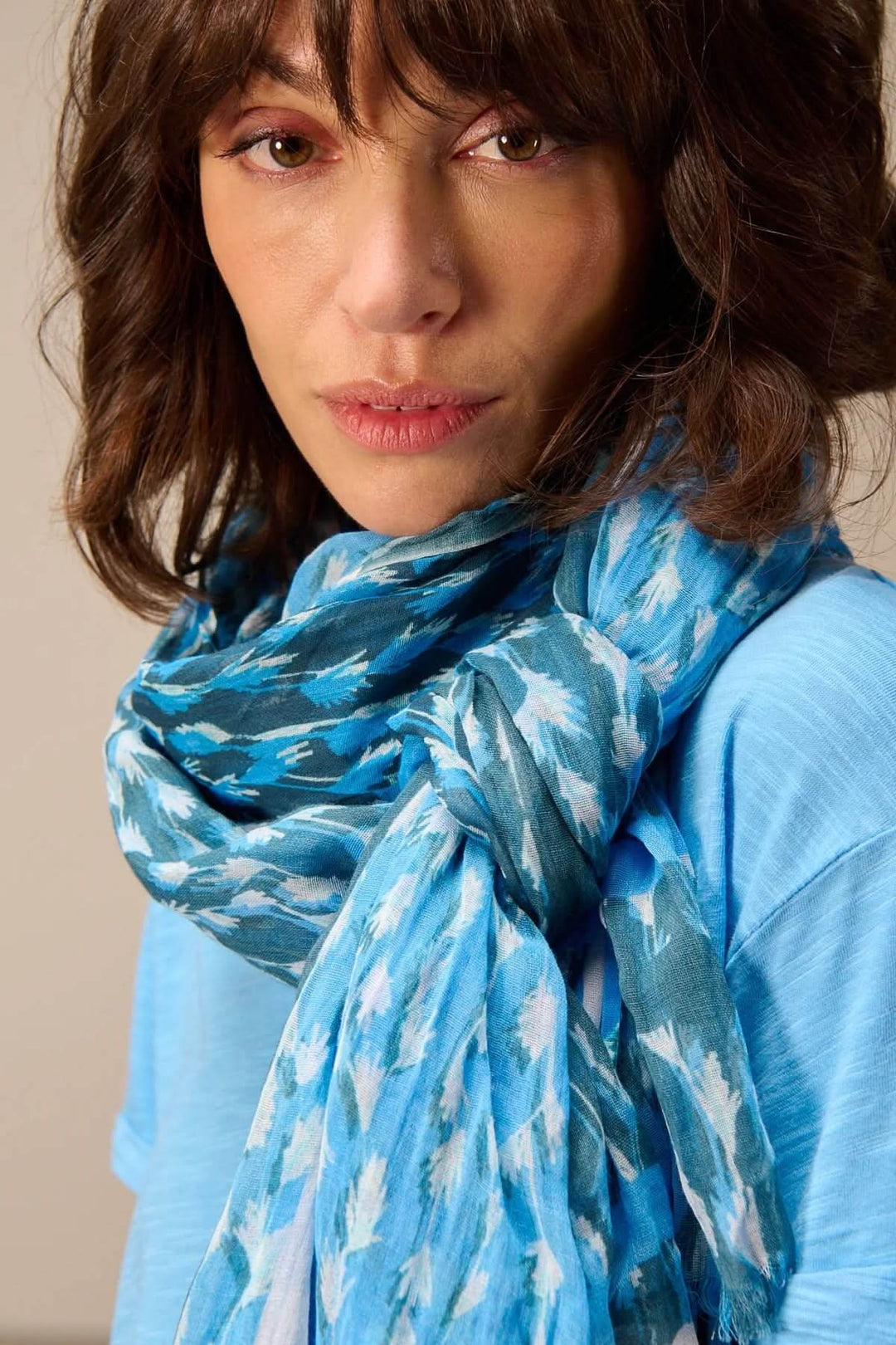 Foulard léger à imprimé