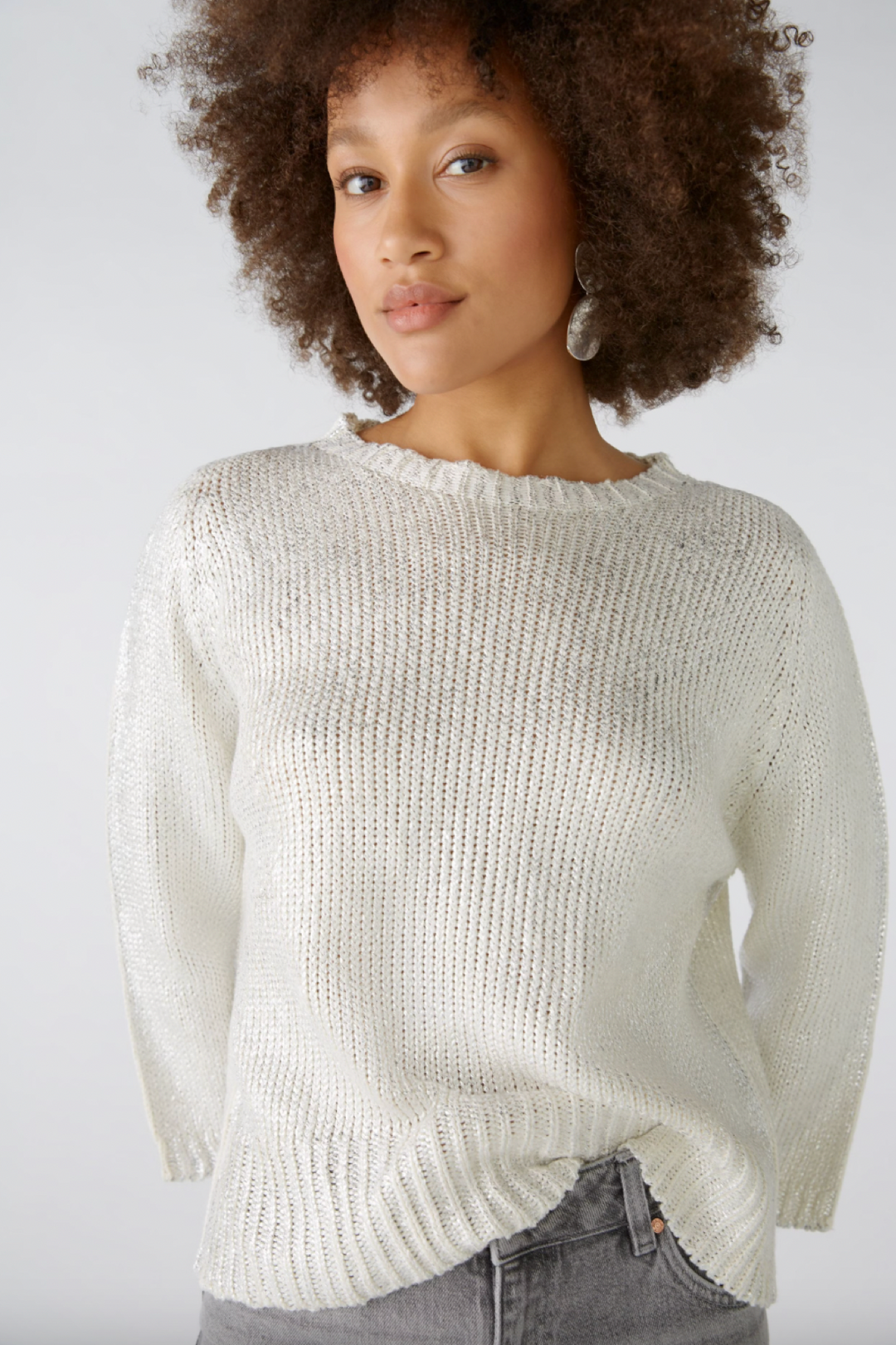 Cotton blend sweater