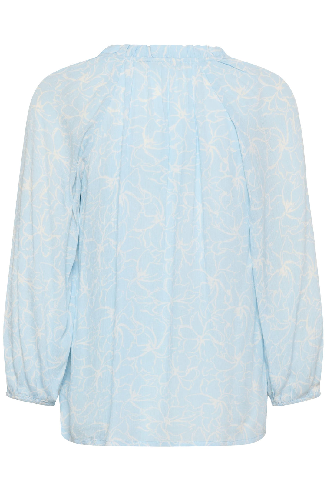 Blouse fluide à imprimé floral discret