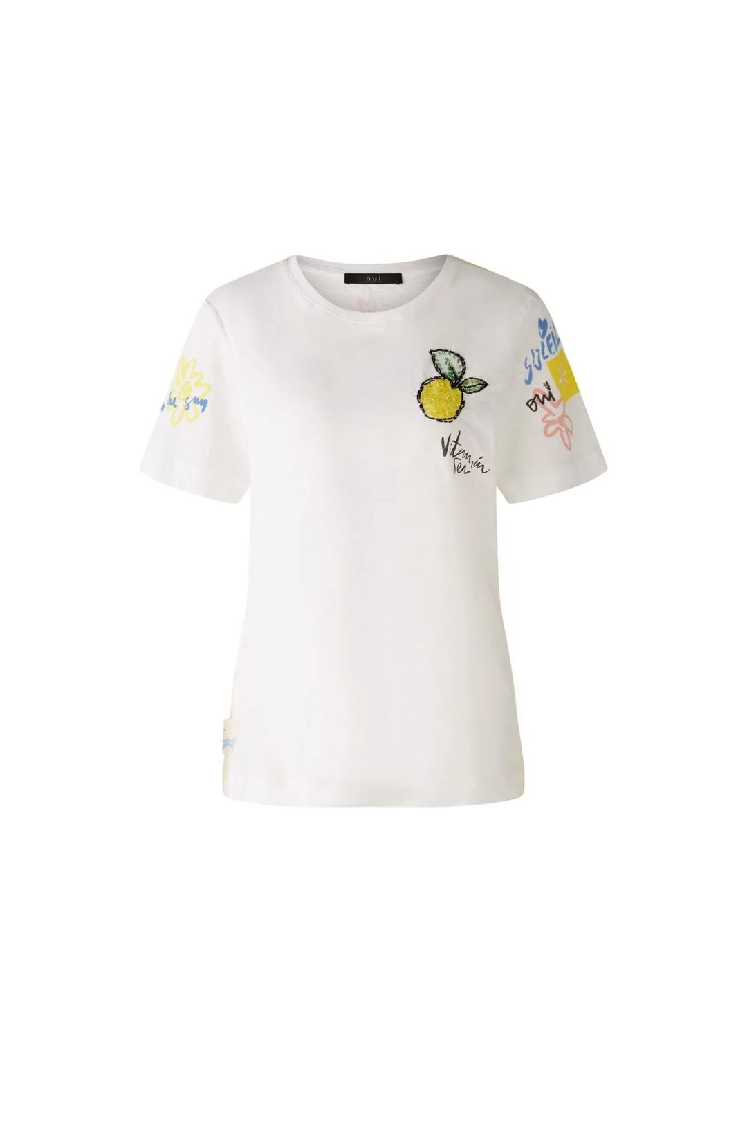 Printed and embroidered T-shirts