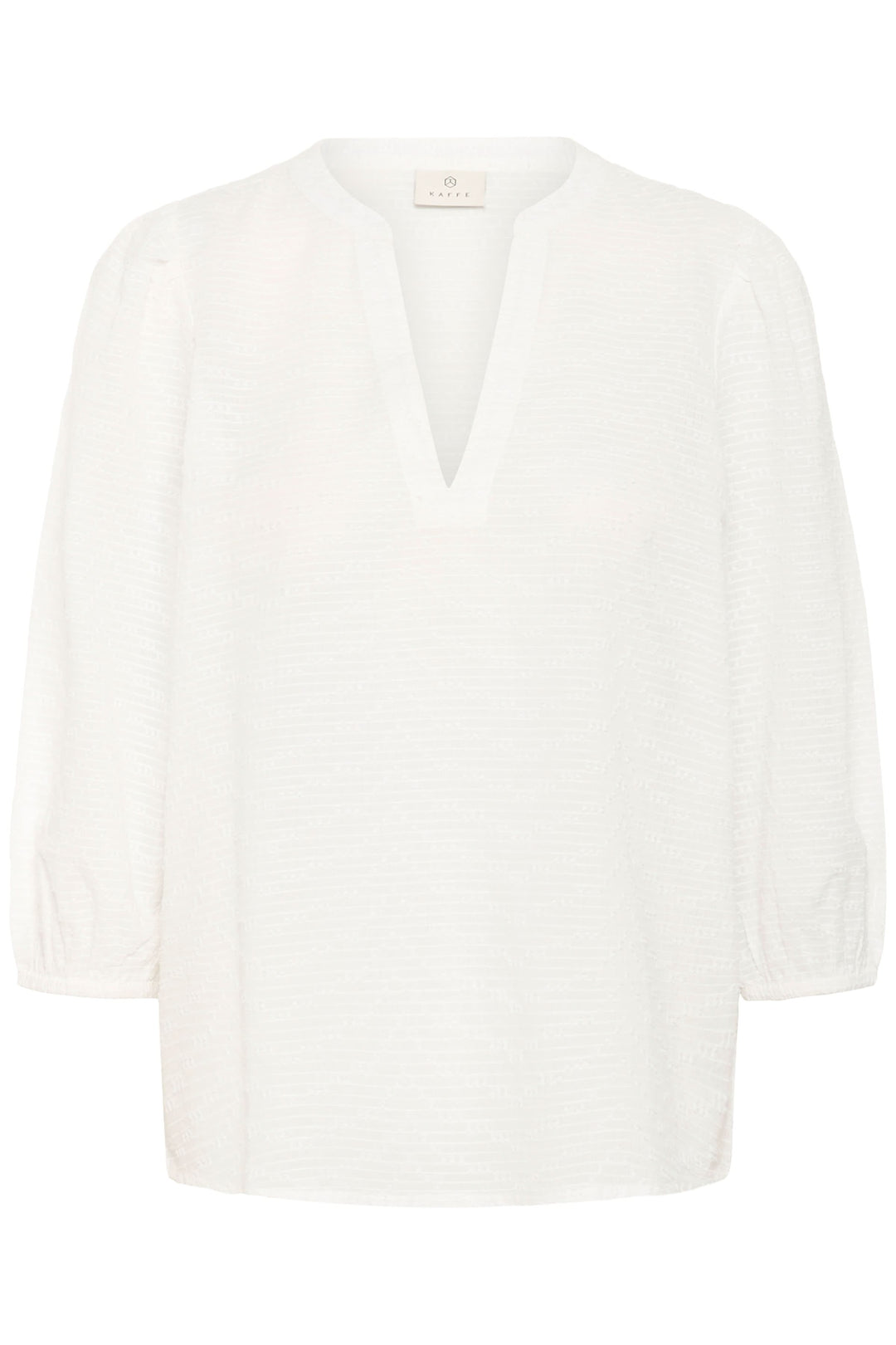Penelope textured blouse with three-quarter sleeves
