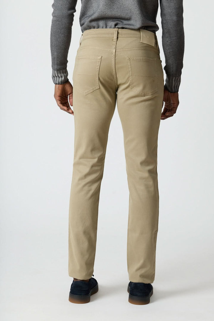 5-pocket pants in cotton-lyocell twill