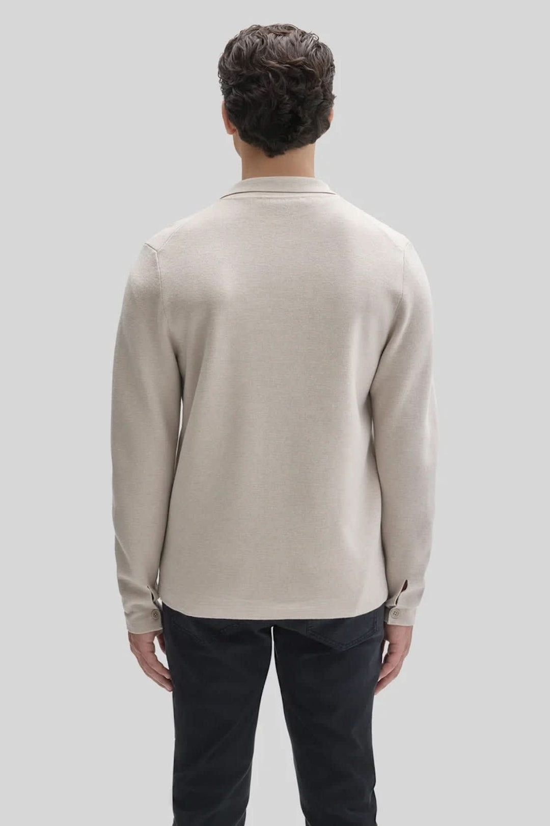 Surchemise en laine mérinos à poches plaquées pour homme Robert barakett
