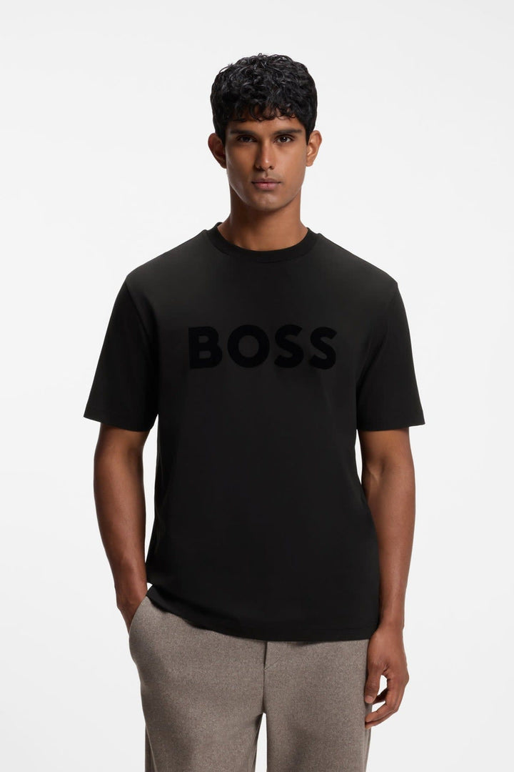 T-shirt à logo contrastant pour homme Hugo Boss