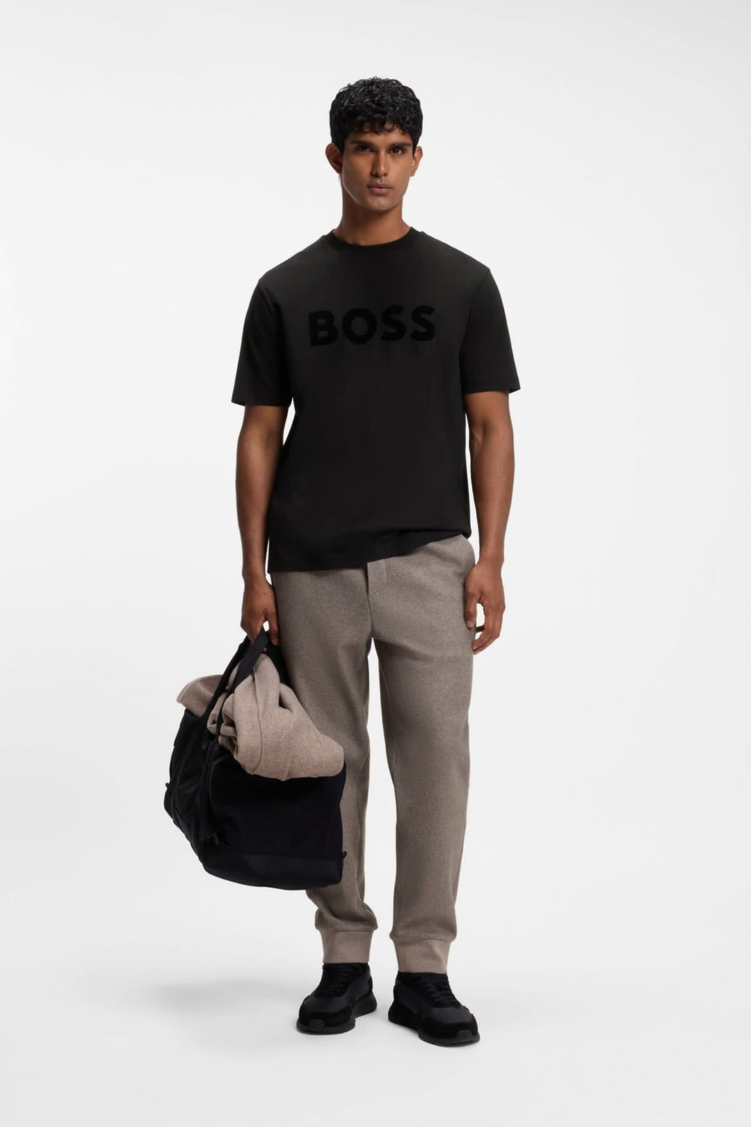 T-shirt à logo contrastant pour homme Hugo Boss