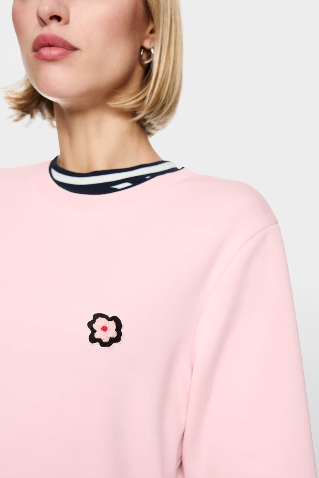 T-shirt ample à patch floral pour femme Marc Cain