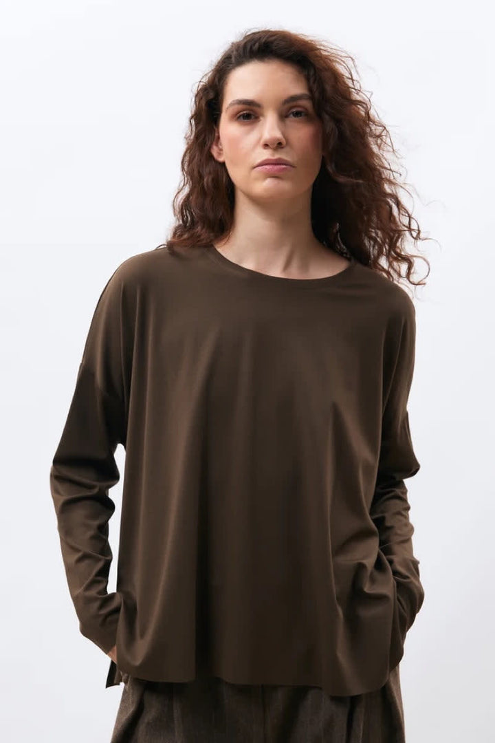 T-shirt Kanshi ample à manches longues pour femme Humility
