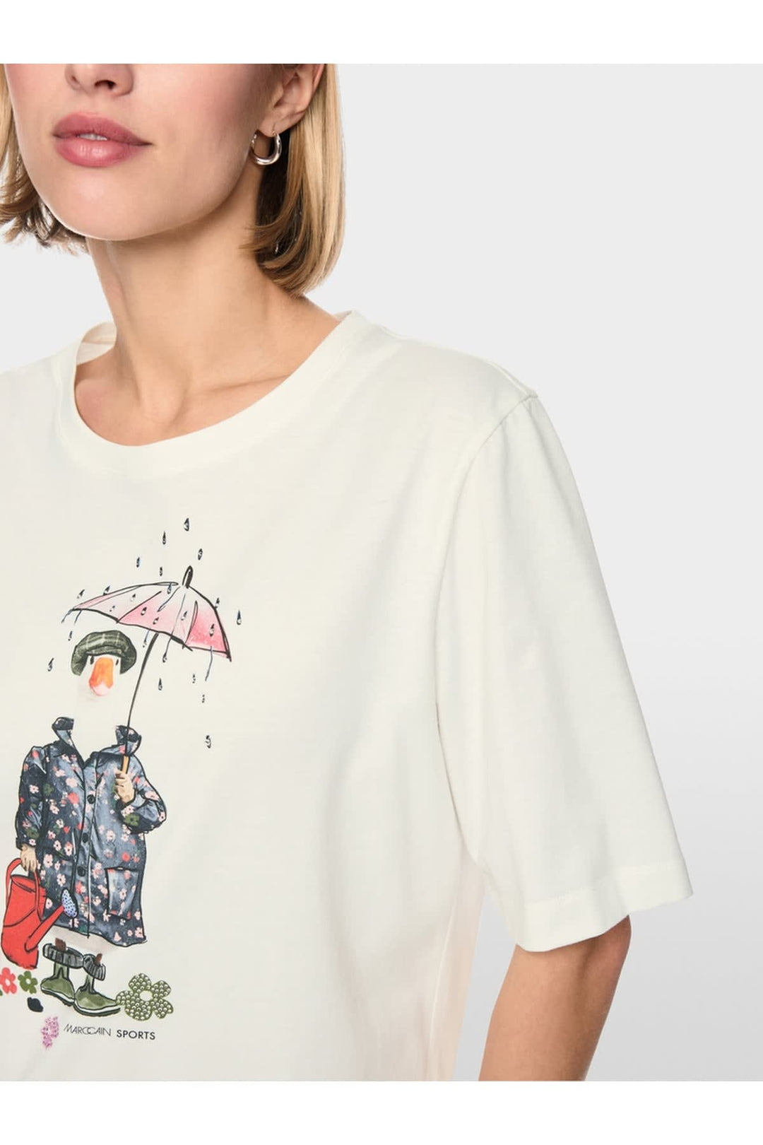 T-shirt motif artistique pour femme Marc Cain