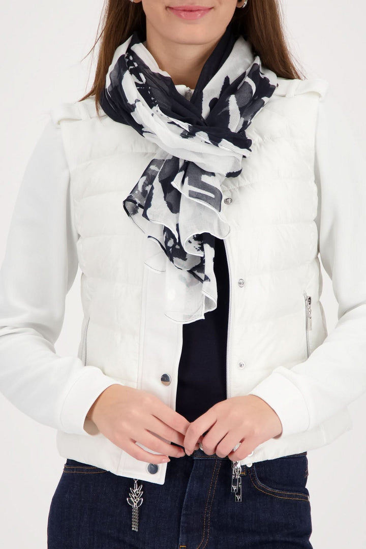 Foulard à imprimé graphique