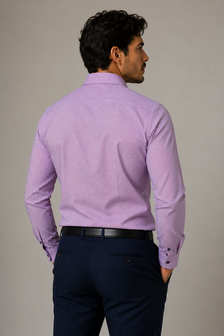 Chemise habillée micro motif