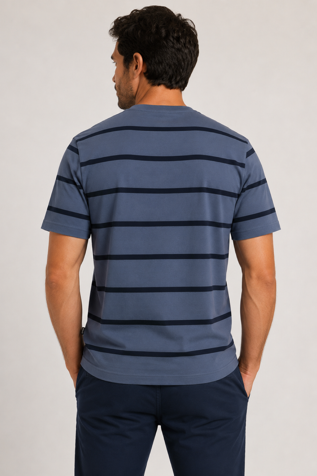 T-shirt rayé à manches courtes